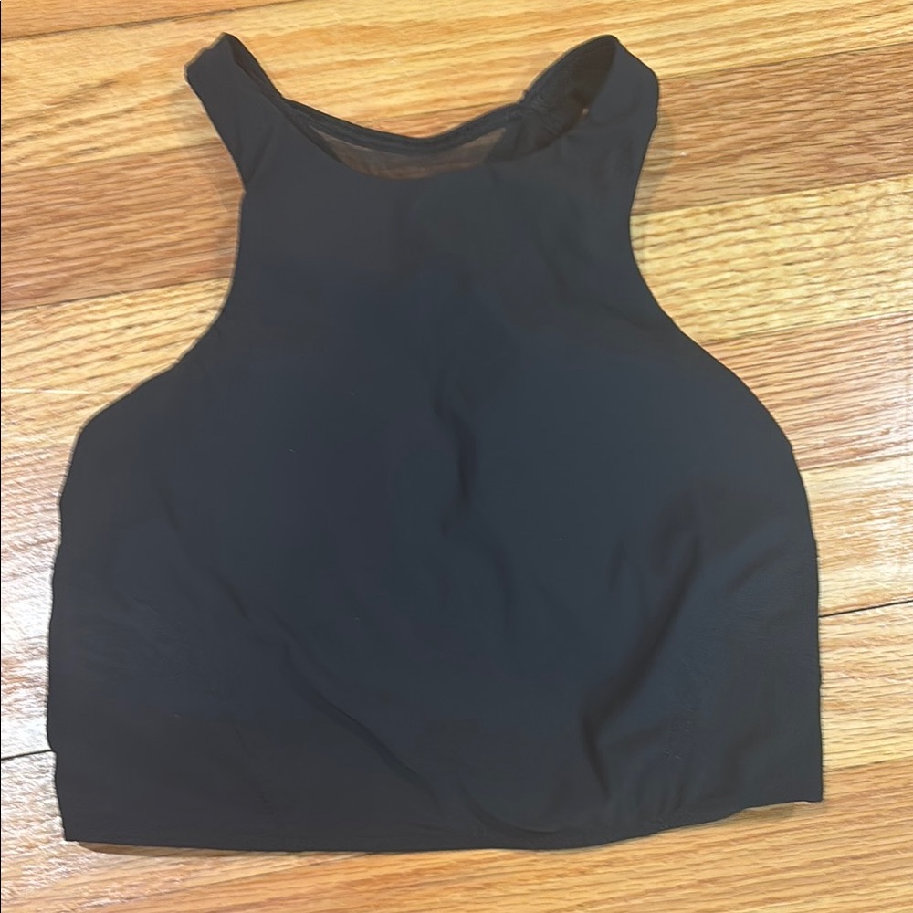 Black racerback Women's sport bra